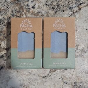 Sand & Sea Bar Soap - Blue and Cream